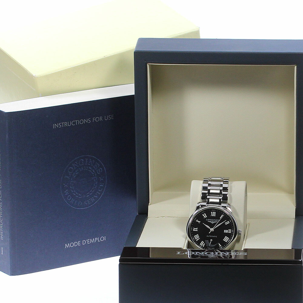 ロンジン LONGINES L2.708.4 マスターコレクション パワーリザーブ 自動巻き メンズ 良品 箱付き_821312【ev10】【中古】