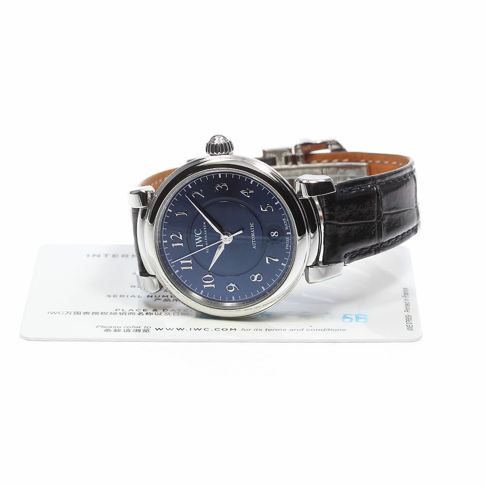 IWC SCHAFFHAUSEN IW458312 ダ・ヴィンチ・オートマティック 36 デイト 自動巻き メンズ 保証書付き_832380【中古】