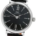 IWC IW357412 ポートフィノ オートマティック 34 12Pダイヤ 自動巻き レディース 保証書付き_832027【中古】