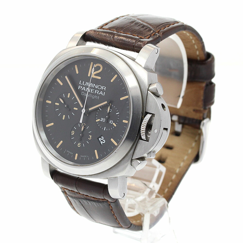 パネライ PANERAI PAM00356 ルミノール デイライト クロノグラフ 自動巻き メンズ _836051【中古】