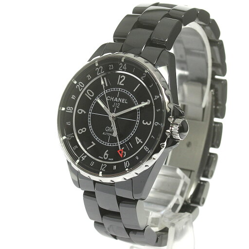 シャネル CHANEL H3102 J12 GMT 黒セラミック 自動巻き メンズ 良品 _835168【中古】