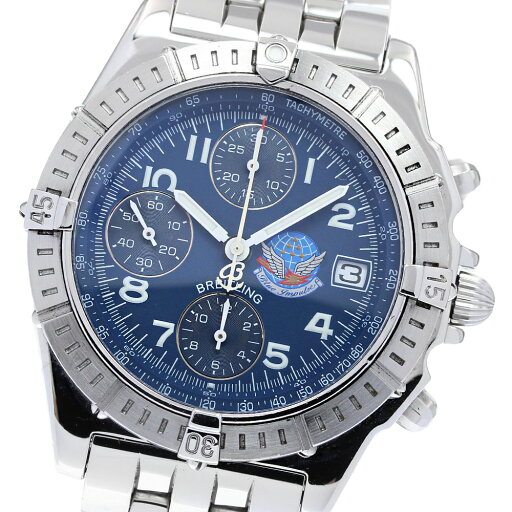 ブライトリング BREITLING A13353 クロノマット ブルーインパルス 自動巻き メンズ 保証書付き_830738【中古】 ブライトリング BREITLING A13353 クロノマット ブルーインパルス 自動巻き メンズ 保証書付き_830738【中古】