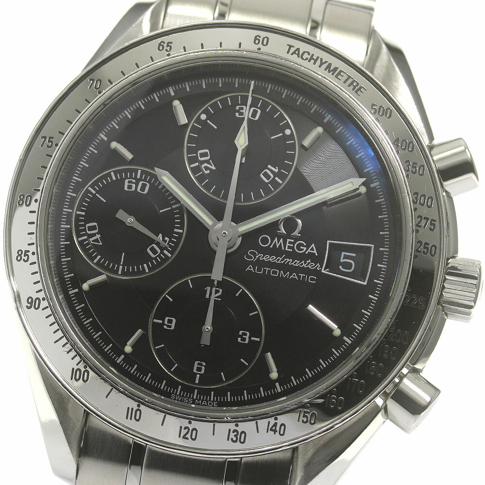 オメガ OMEGA 3513.50 スピードマスター デイト クロノグラフ 自動巻き メンズ 保証書付き_767812【中古】