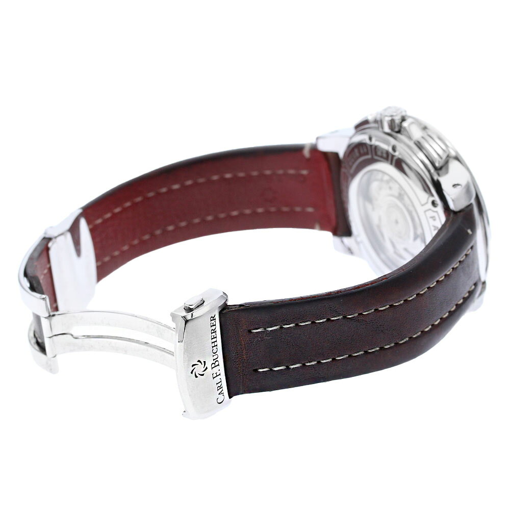 CLOSERのカール F.ブヘラ CARL F.BUCHERER 00.10624.08.13.21 パトラビ クロノグラフ 自動巻き メンズ _834458【中古】｜アングル3