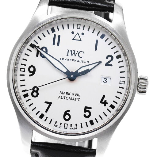 IWC IWC SCHAFFHAUSEN IW327012 パイロットウォッチ マークXVIII デイト 自動巻き メンズ _837295【中古】 IWC IWC SCHAFFHAUSEN IW327012 パイロットウォッチ マークXVIII デイト 自動巻き メンズ _837295【中古】