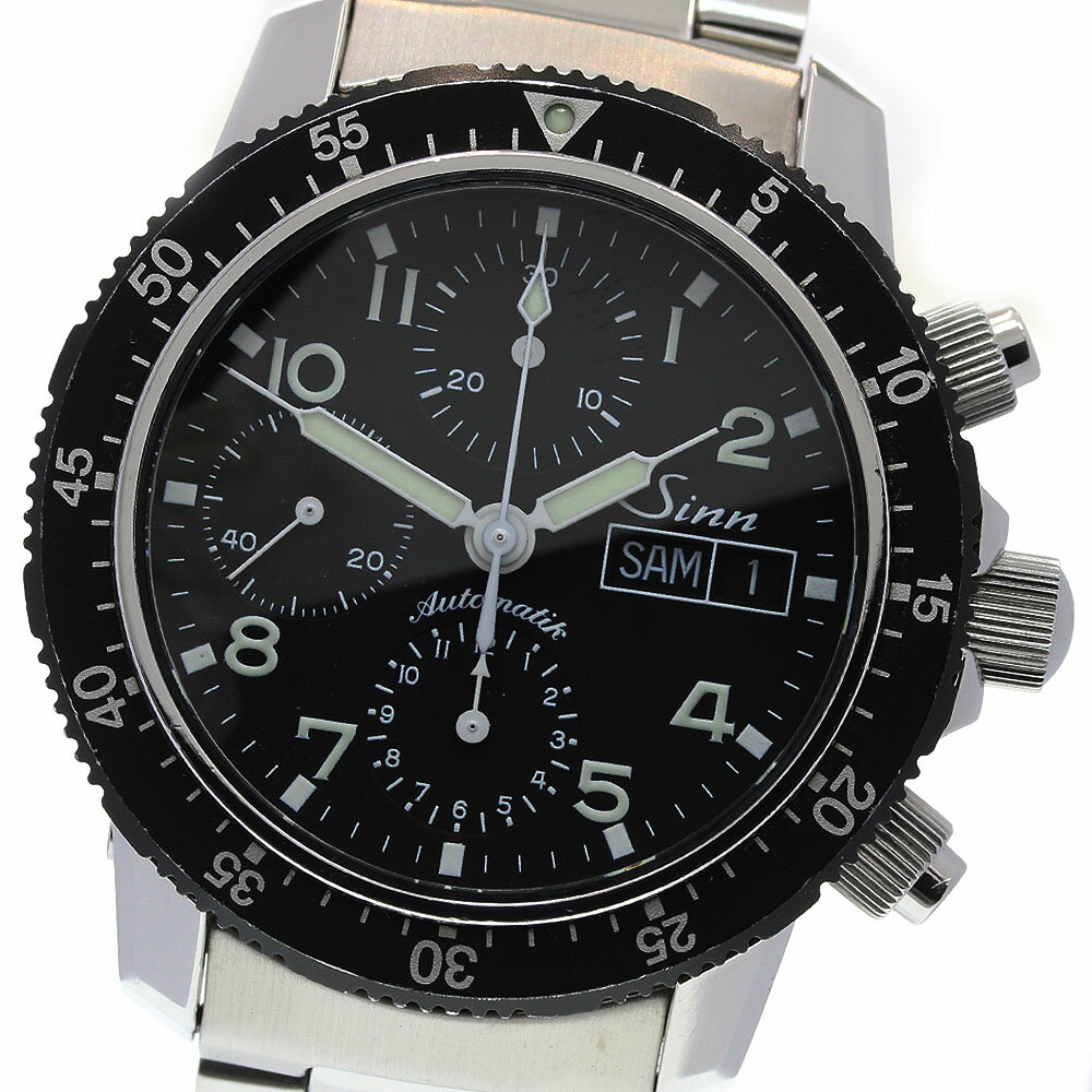 ジン Sinn 103 クロノグラフ 自動巻き メンズ _836851【中古】