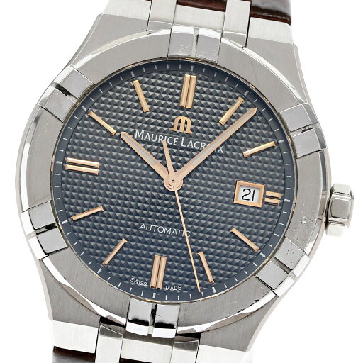 モーリスラクロア MAURICE LACROIX AI6008-SS002-331-1 アイコン オートマティック デイト 自動巻き メンズ _840166【ev10】【中古】 モーリスラクロア MAURICE LACROIX AI6008-SS002-331-1 アイコン オートマティック デイト 自動巻き メンズ _840166【ev10】【中古】
