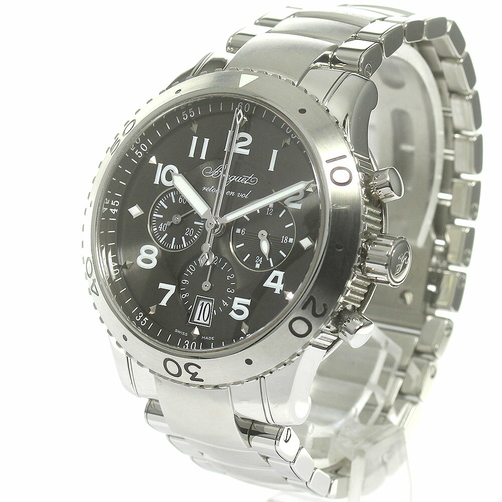 ブレゲ Breguet 3810ST/92/SZ9 トランスアトランティック タイプXXI クロノグラフ 自動巻き メンズ 良品 _838224【中古】