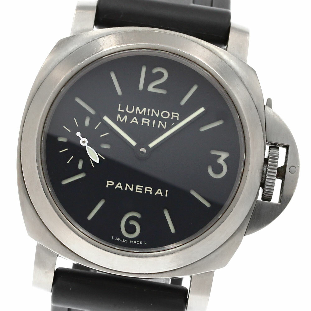 パネライ PANERAI PAM00177 ルミノールマリーナ スモールセコンド 手巻き メンズ _ ...