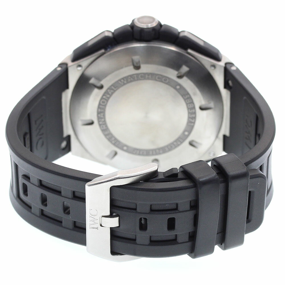 IWC IWC SCHAFFHAUSEN IW386501 インジュニア ダブルクロノグラフ 自動巻き メンズ _840840【中古】