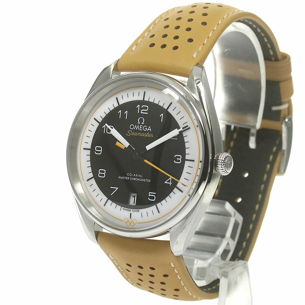 オメガ OMEGA 522.32.40.20.01.002 シーマスター オリンピック オフィシャルタイムキーパー 自動巻き メンズ 極美品 箱・保証書付き_840684【中古】