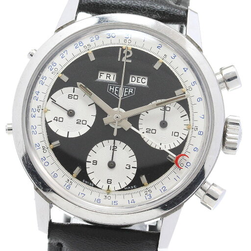 ホイヤー Heuer 2547 トリプルカレンダー Cal.723 クロノグラフ 手巻き メンズ _617659【中古】 ホイヤー Heuer 2547 トリプルカレンダー Cal.723 クロノグラフ 手巻き メンズ _617659【中古】