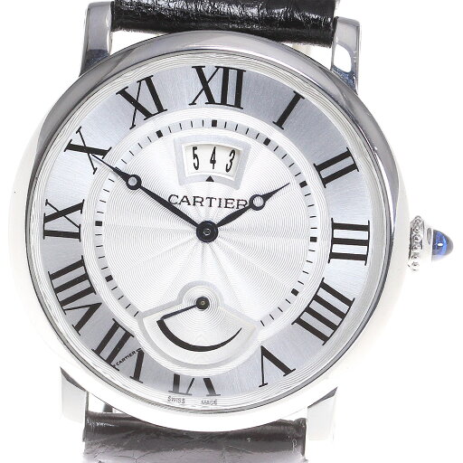 カルティエ CARTIER W1556369 ロトンド ドゥ カルティエ パワーリザーブ 手巻き メンズ _820801【中古】 カルティエ CARTIER W1556369 ロトンド ドゥ カルティエ パワーリザーブ 手巻き メンズ _820801【中古】