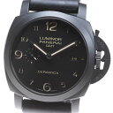 訳あり パネライ PANERAI PAM00441 ルミノール1950 セラミカ GMT 自動巻き メンズ 保証書付き_826842【中古】