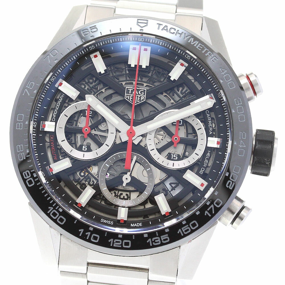 タグホイヤー TAG HEUER CBG2010.BA0662 カレラ クロノグラフ 自動巻き メンズ 箱・保証書付き_843082【中古】(2)
