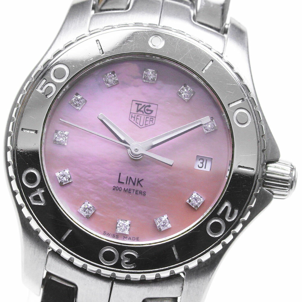 タグホイヤー TAG HEUER WJ131C.BA0573 リンク デイト 11Pダイヤ クォーツ ...