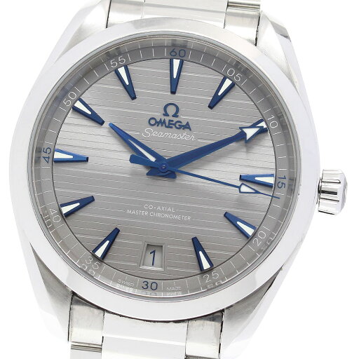 オメガ OMEGA 220.10.41.21.06.001 シーマスター アクアテラ コーアクシャル マスター クロノメーター 自動巻き メンズ 保証書付き_843876【中古】 オメガ OMEGA 220.10.41.21.06.001 シーマスター アクアテラ コーアクシャル マスター クロノメーター 自動巻き メンズ 保証書付き_843876【中古】