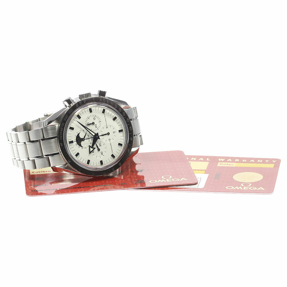 オメガ OMEGA 3575.20 スピードマスター プロフェッショナル ムーンフェイズ 手巻き メンズ 美品 保証書付き_833458【中古】