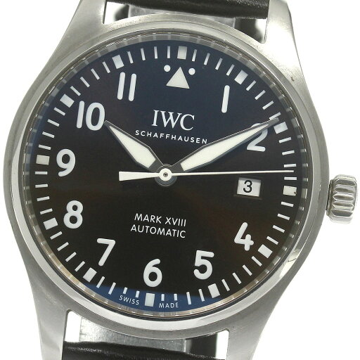 IWC SCHAFFHAUSEN IW327003 パイロット・ウォッチ・マーク XVIII アントワーヌ・ド・サンテグジュペリ 自動巻き メンズ 保証書付き_840353【中古】 IWC SCHAFFHAUSEN IW327003 パイロット・ウォッチ・マーク XVIII アントワーヌ・ド・サンテグジュペリ 自動巻き メンズ 保証書付き_840353【中古】