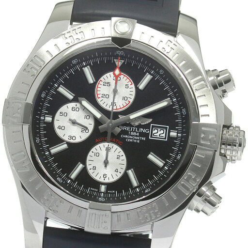 ブライトリング BREITLING A13371 スーパーアベンジャー2 クロノグラフ 自動巻き メンズ 良品 箱・保証書付き_842126【中古】 ブライトリング BREITLING A13371 スーパーアベンジャー2 クロノグラフ 自動巻き メンズ 良品 箱・保証書付き_842126【中古】