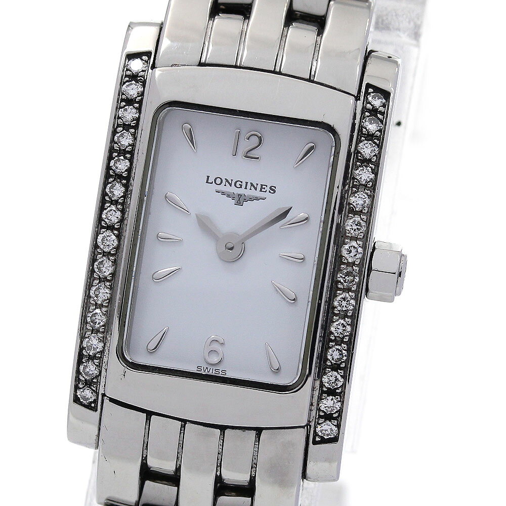 ロンジン LONGINES L5.158.0 ドルチェヴィータ サイドダイヤ クォーツ レディース _842850【中古】