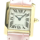 カルティエ CARTIER W5000256 タンフラSM K18YG クォーツ レディース 良品 _844763【中古】(2)