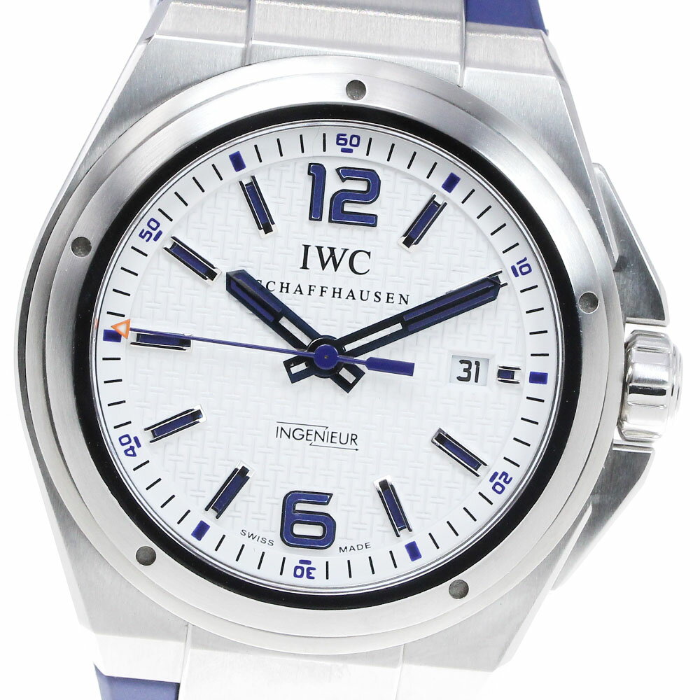 IWC IW323608 インヂュニア ミッションアース 世界限定1000本 デイト 自動巻き メンズ 美品 保証書付き_844249【中古】
