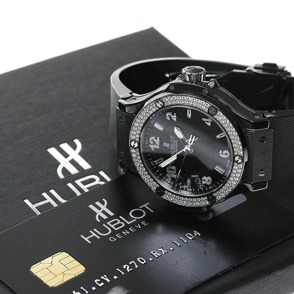 ウブロ HUBLOT 361.CV.1270.RX.1104 ビッグバン ブラックマジック ダイヤベゼル ク...