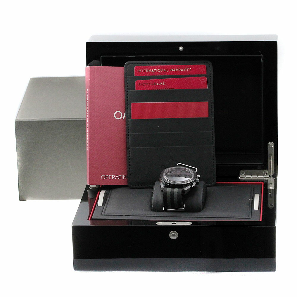 オメガ OMEGA 311.92.44.51.01.005 スピードマスター ダークサイド オブ ザ ムーン ブラック 自動巻き メンズ 箱・保証書付き_829556【中古】