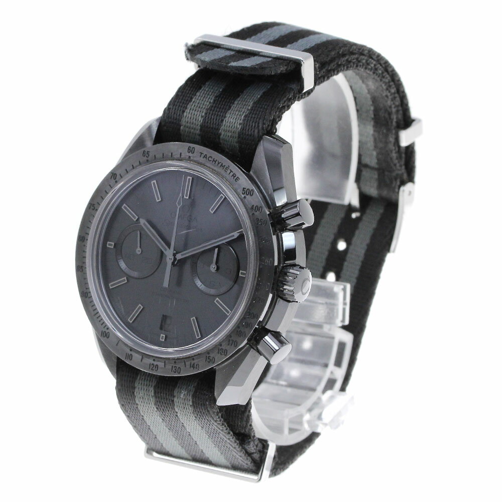 オメガ OMEGA 311.92.44.51.01.005 スピードマスター ダークサイド オブ ザ ムーン ブラック 自動巻き メンズ 箱・保証書付き_829556【中古】