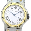 カルティエ CARTIER 81037288 サントスオクタゴンLM デイト 自動巻き ボーイズ _846235【中古】