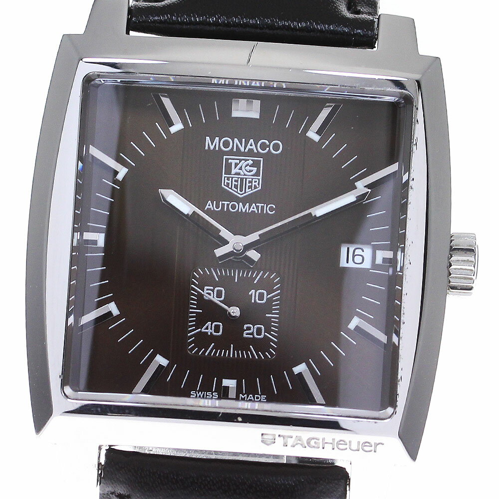 タグホイヤー TAG HEUER WW2115/FC6217 モナコ デイト スモールセコンド 自動 ...