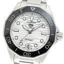 タグホイヤー TAG HEUER WBP231C/BA0626 アクアレーサー プロフェッショナル300 デイト AT レディース 箱・保証書付き_844900【ev20】【中古】