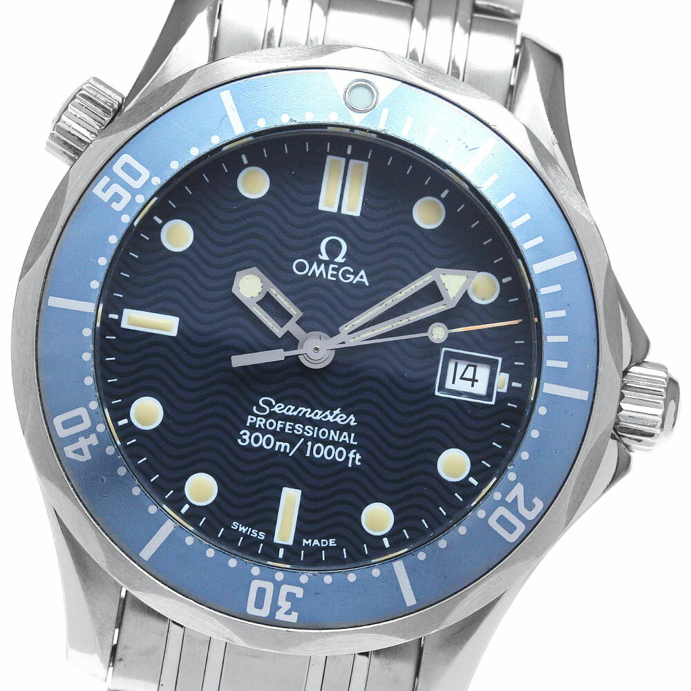 オメガ OMEGA 2561.80 シーマスター300 プロフェッショナル デイト クォーツ ボーイ ...