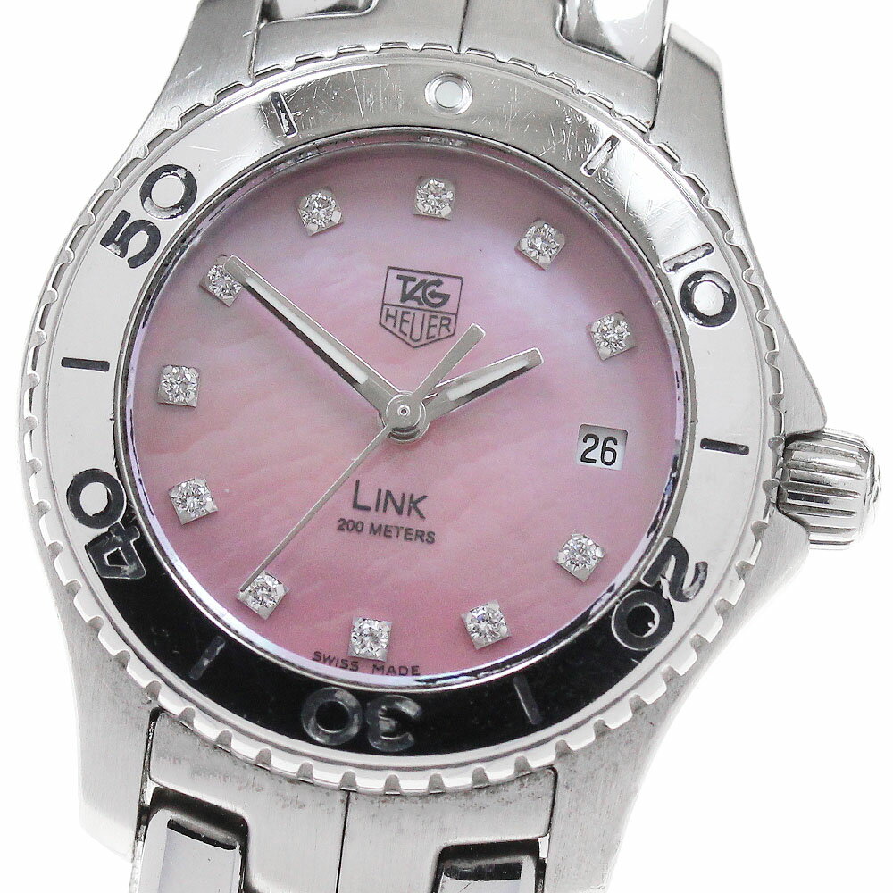 タグホイヤー TAG HEUER WJ131C.BA0573 リンク デイト 11Pダイヤ クォーツ ...