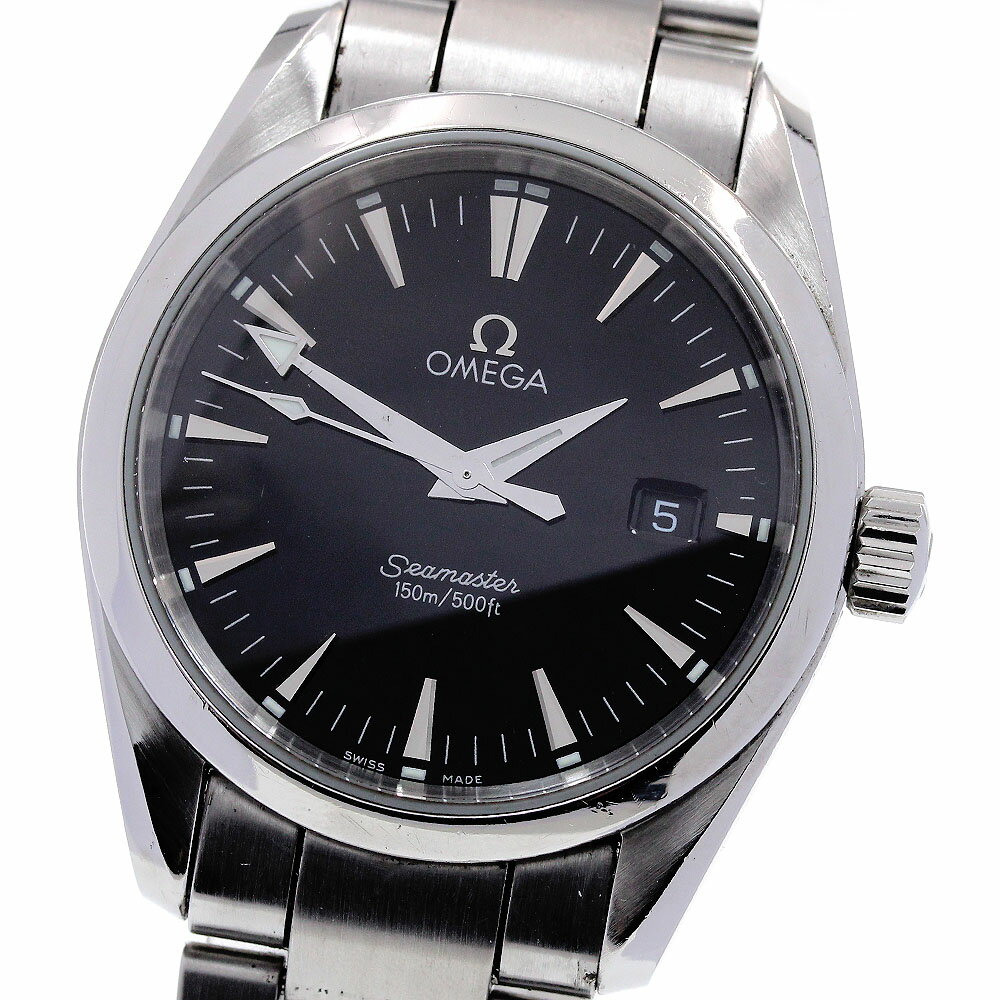 オメガ OMEGA 2518.50 シーマスター150 アクアテラ デイト クォーツ ボーイズ _8 ...