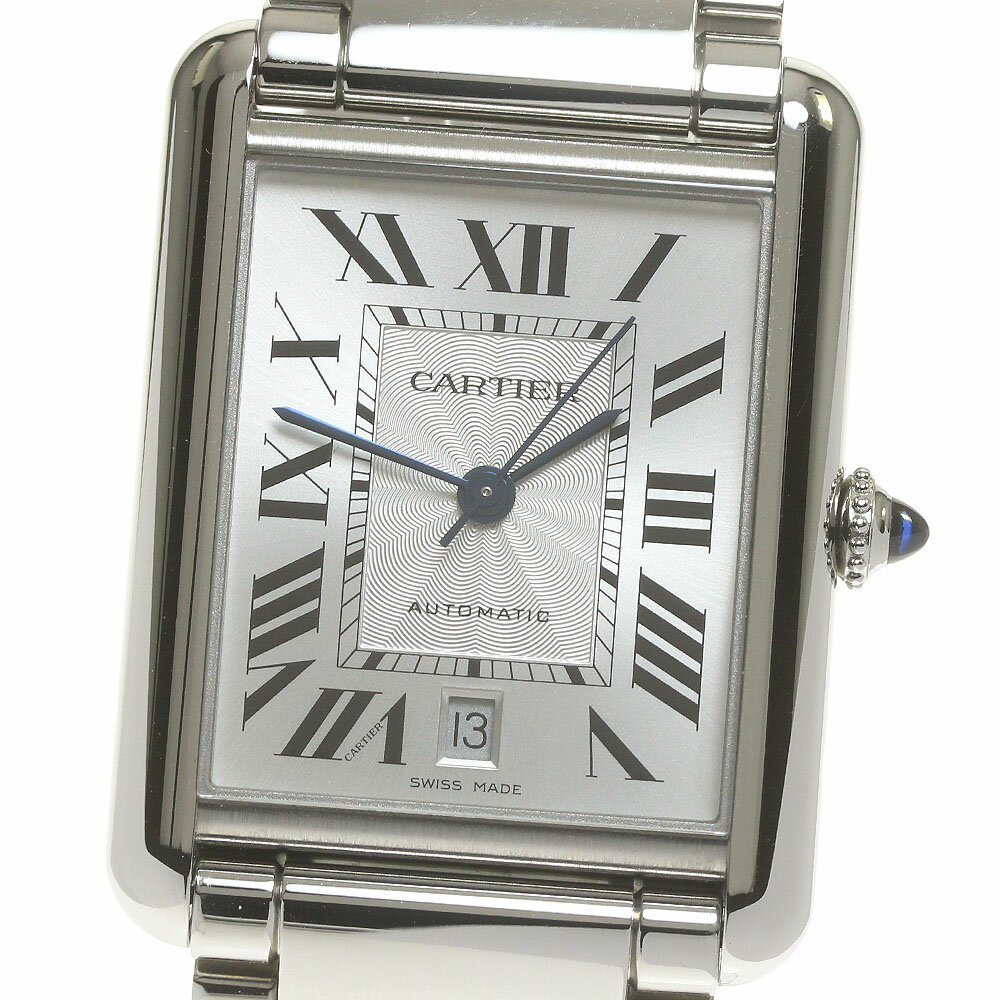 カルティエ CARTIER WSTA0053 タンクマスト XL デイト 自動巻き メンズ 良品 箱付き_846878【中古】