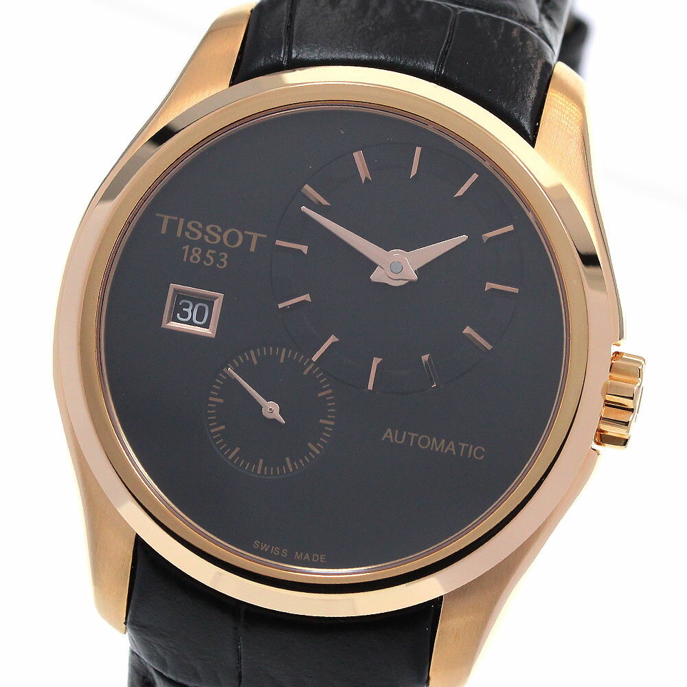 ティソ TISSOT T035.428.36.051.00 クチュリエ デイト スモールセコンド 自動巻き メンズ 未使用品 箱・保証書付き_846511【中古】