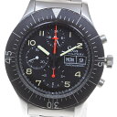 訳あり ジン Sinn 156B ミリタリー クロノグラフ デイデイト 自動巻き メンズ _842280【ev15】【中古】