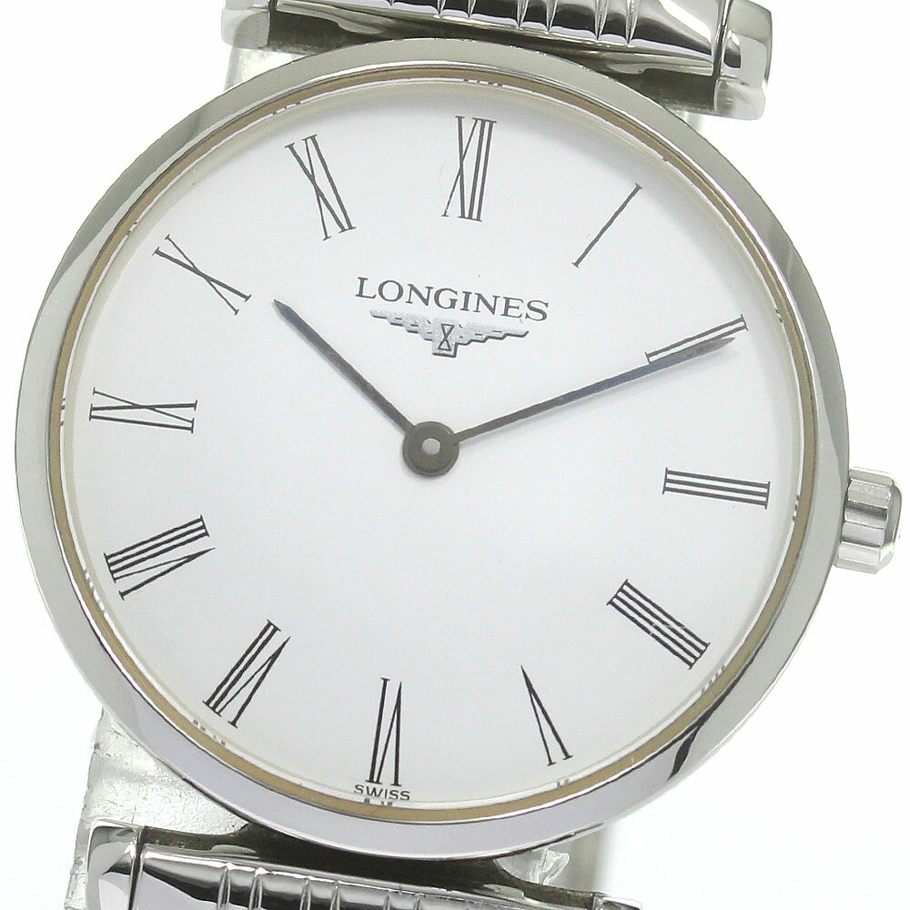 ロンジン LONGINES L4.209.4 グランドクラシック クォーツ レディース 保証書付き_840671【中古】