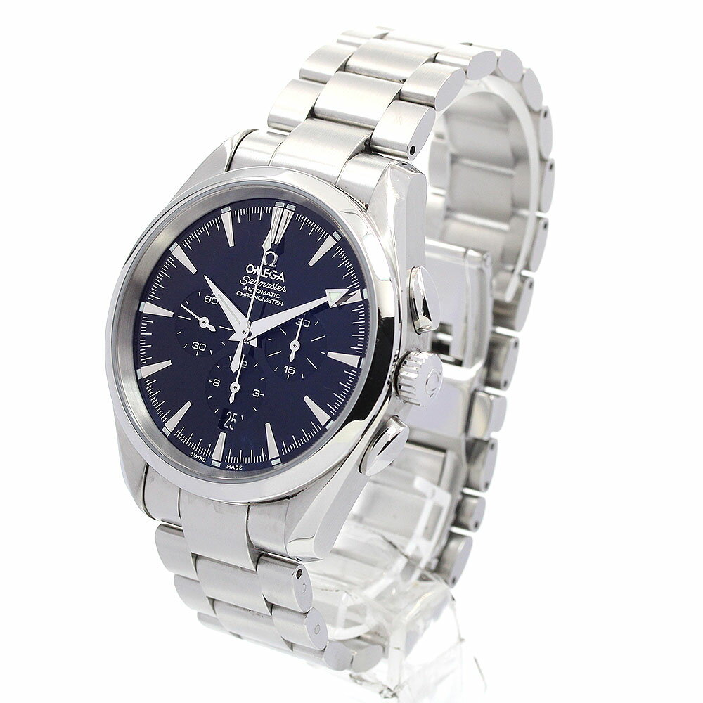 オメガ OMEGA 2512.50 シーマスター アクアテラ クロノグラフ 自動巻き メンズ メーカーOH済 _848742【中古】
