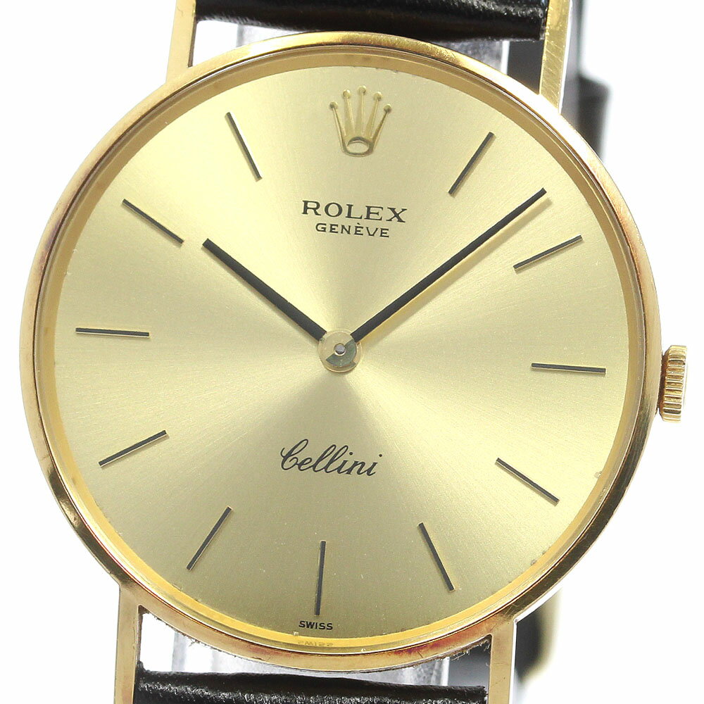 ロレックス ROLEX 3833 チェリーニ K18YG cal.1600 手巻き メンズ _848801【中古】
