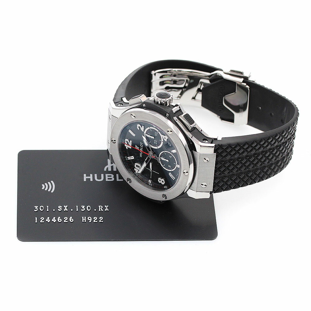 ウブロ HUBLOT 301.SX.130.RX ビッグバン クロノグラフ 自動巻き メンズ 保証書付...