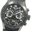 訳あり タグホイヤー TAG HEUER CAR5A8Y カレラ ホイヤー02T フライング トゥールビヨン クロノグラフ 自動巻き メンズ _847367【中古】