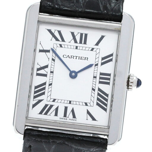 カルティエ CARTIER W5200003 タンクソロLM クォーツ メンズ _845745【中古】 カルティエ CARTIER W5200003 タンクソロLM クォーツ メンズ _845745【中古】