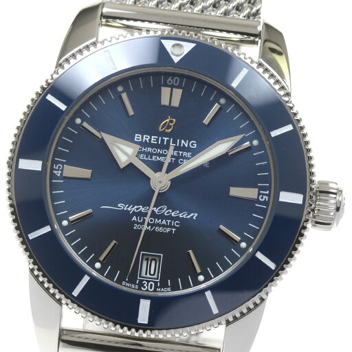 ブライトリング BREITLING AB2010 スーパーオーシャン ヘリテージII デイト 自動巻き メンズ 良品 保証書付き_849458【中古】 ブライトリング BREITLING AB2010 スーパーオーシャン ヘリテージII デイト 自動巻き メンズ 良品 保証書付き_849458【中古】