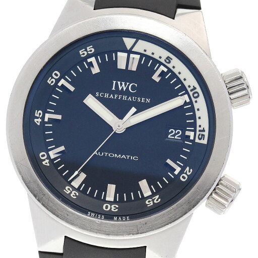 IWC IWC SCHAFFHAUSEN IW354807 アクアタイマー オートマティック デイト 自動巻き メンズ 保証書付き_850196【中古】 IWC IWC SCHAFFHAUSEN IW354807 アクアタイマー オートマティック デイト 自動巻き メンズ 保証書付き_850196【中古】