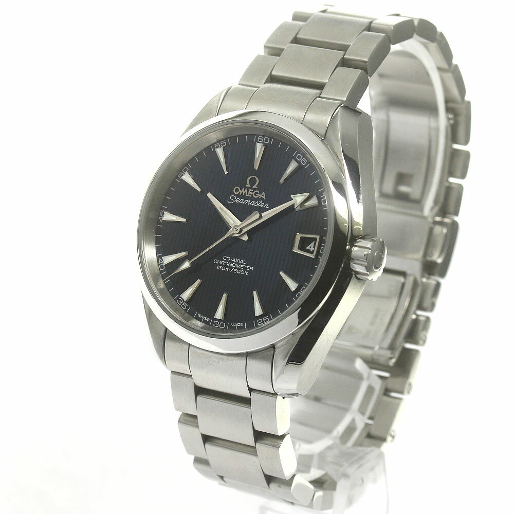 オメガ OMEGA 231.10.39.21.03.001 シーマスター アクアテラ 150M コーアクシャル 自動巻き メンズ 良品 保証書付き_849662【中古】