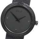 ディオール Dior CD04311X1208 ラディドゥ ディオール ウルトラマット 3Pダイヤ クォーツ ボーイズ 美品 箱・保証書付き_861414【中古...