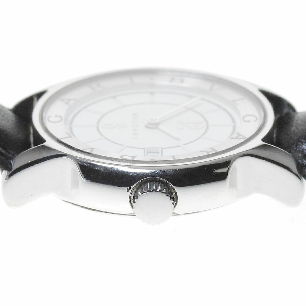 ブルガリ BVLGARI ST29S ソロテンポ デイト クォーツ レディース _850100【ev20】【中古】